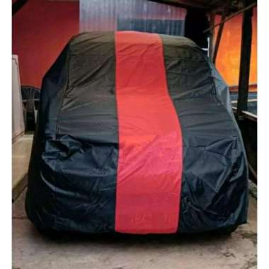 Cover Mobil Sarung Mobil Avanza Xenia Calya Sigra Agya Ayla Brio Jazz Brio 2018-2023 Hitam lis merah