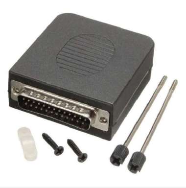 DB25 Terminal Connector With Cover Male Terminal 25 Pin - Male