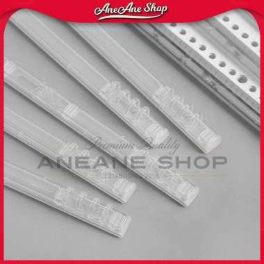 Loose-leaf-ring Berbahan Elastis Pengikat Kertas Binder 8-lubang