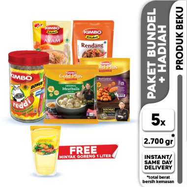 Paket KIMBO Sembako Gokil 2 + FREE Minyak Goreng