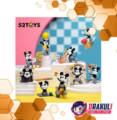 Toys 52TOYS Disney Mickey Mouse Color Hunting Figure Blind Box