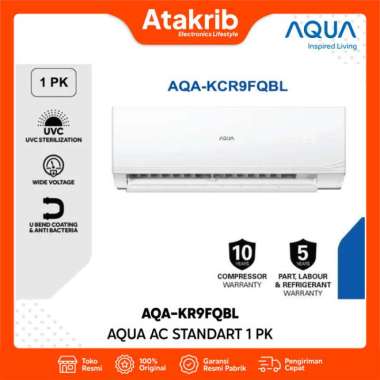 Aqua AC Split AQA-KCR9FQBL - Penyejuk Ruangan 1 PK