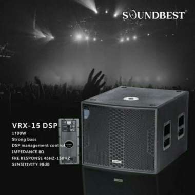 Subwoofer Aktif Soundbest VRX 15 DSP Original 15 inch GARANSI RESMI 1 TAHUN