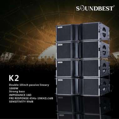 Speaker Line Array Pasif Soundbest K2 Original 10 inch Passive Double