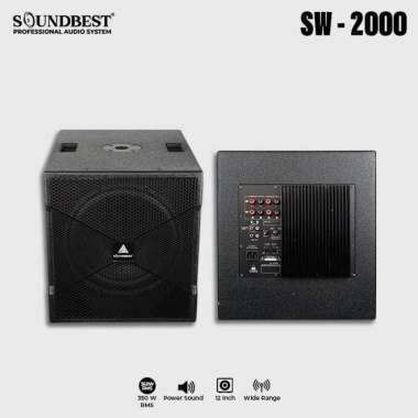 Subwoofer Aktif 12 Inch SOUNDBEST SW-2000PRO ORIGINAL