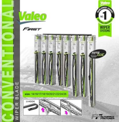 Wiper VALEO Conventional Blade, Ukuran 14