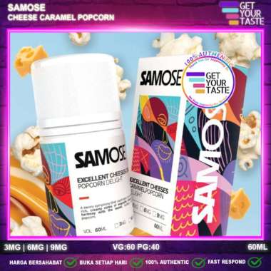 Liquid Samose Cheeses Caramel Popcorn Delight 60ML by Samose 6MG 60ML