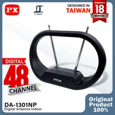 Antena TV Indoor Digital Analog DVB-T2 Antena Simple PX DA-1301NP