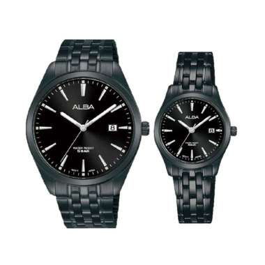 JAM TANGAN COUPLE ORIGINAL ALBA AS9R09 AS9R09X1 and ALBA AH7BP3 AH7BP3X1 JAM TANGAN ALBA ORIGINAL JA