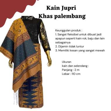 Songket Pash - Kain Jupri Khas Palembang Berbagai Macam Warna Dan Motif Navy