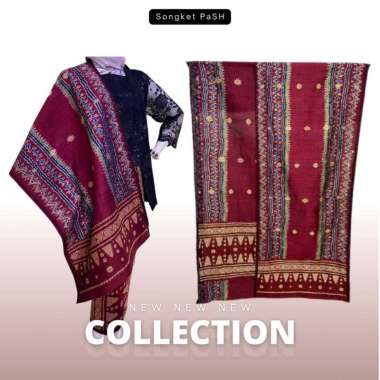 Songket PaSH - Songket Palembang Motif Limar Tenun Asli Berbagai Macam Warna Dan Motif V.11