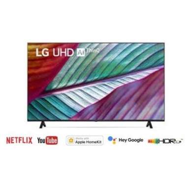 TV LG 65UR7500 SMART 65INCH UHD 4K THINQ AI+ packing kayu