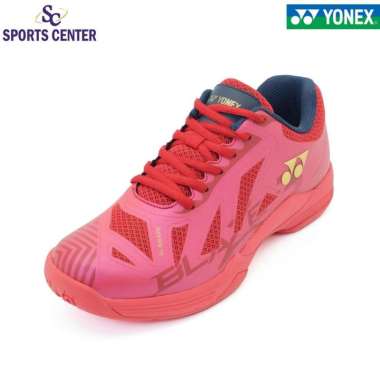 New Sepatu Badminton Yonex Blaze 3 Red / Dark Pink / Gold 41