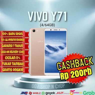 Vivo Y71 Ram 4/64 GB Bergaransi 6/128 GB