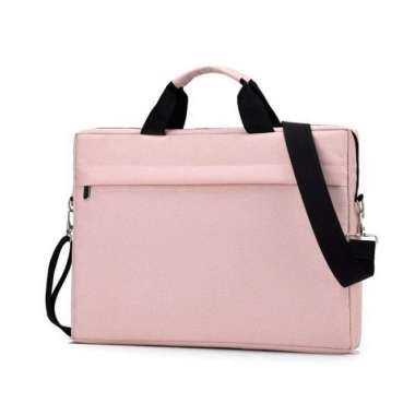 NOTEBOOK Tas Laptop Wanita Sling Bag / Softcase Tas Selempang Sleeve Case 13 14 15 15.6 inch pink