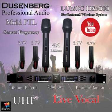 Mic Wireless DUSENBERG DS 5000 Microphone System Charger Original