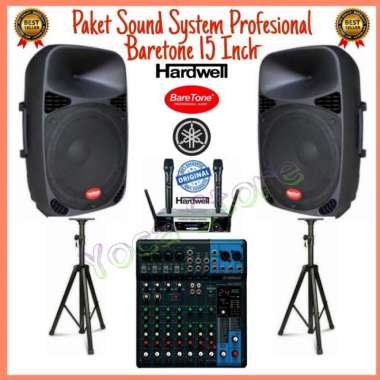 Paket sound System Audio Profesional Mixer Yamaha Speaker 15 Inch