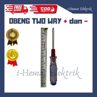 Obeng Bolak Balik Transparan Obeng 2 Way Obeng Cabut Obeng Timbal Balik Obeng Plus Minus Obeng Magne