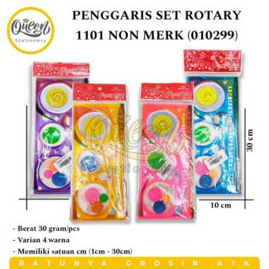 3 SET PENGGARIS SET ROTARY 1101 NON MERK / PENGGARIS GEOMETRIK / PENGGARIS ROTARY (010299)