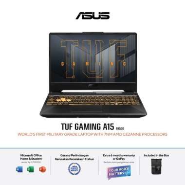 ASUS TUF Gaming A15 FA506NC-R535B3T-O R5-7535HS/RTX3050_V4G/16G/512G/FHD144Hz/WIN11/2Y Global(1st Y 