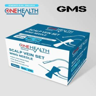Wing Needle Scalp Vein Set Onehealth Eceran Per Pcs 23G