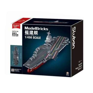 SLUBAN AIRCRAFT CARRIER FUJIAN M38 B1188 1/450 SCALE 1312PCS
