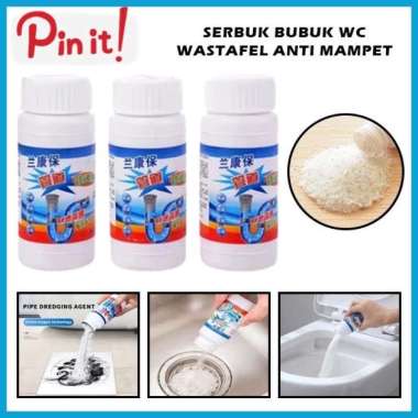 BUBUK ANTI SUMBAT SALURAN PIPA SERBUK ANTI MAMPET PIPA DAPUR WC KAMAR MANDI PEMBERSIH SALURAN AIR DA