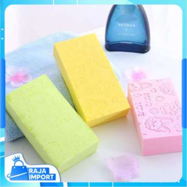 Raja Import H6144 Pembersih Daki Badan Motif Karakter / Spons Pembersih Daki / Sponge Busa Penggosok