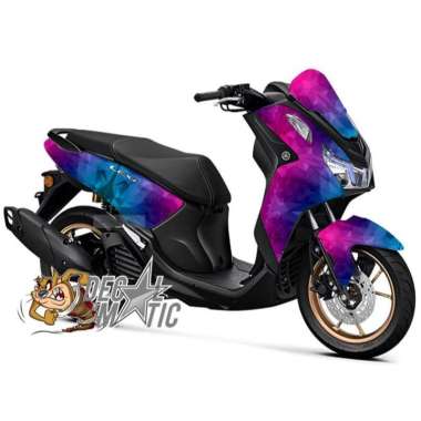 Decal Lexi 155 Full Body Stiker Full Body Motor Yamaha Lexi 125 - Lexi LX 155 - Aurora Gradasi Warna