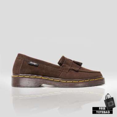 Prodigo * Sepatu Pria Barito Suede Brown | Sepatu Formal | Pantofel | Sepatu Kerja Kuliah Sekolah Di