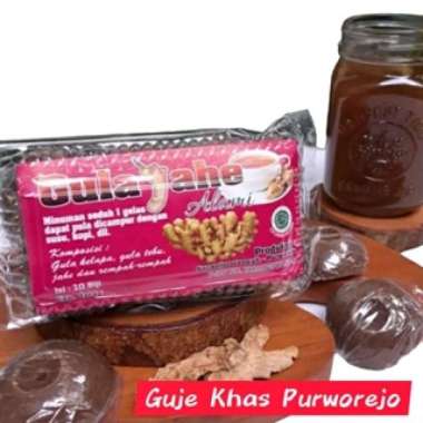 Gula Jahe [GUJE] Minuman Herbal Tradisional Khas Purworejo Isi 10 Keping