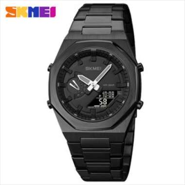 Jam Tangan Digital analog Pria SKMEI 1816 BLACK water resistance 30m