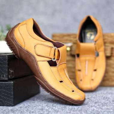 GRANDABLE DRAKEN Sepatu Formal Casual Kerja Kantor Pantofel Kasual Kulit Asli Pria Cowok / Cowo Keki