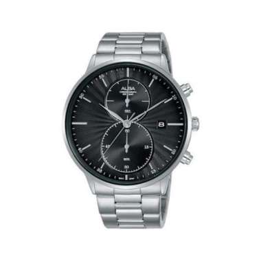 Jam Tangan Alba Prestige Pria 100% Original Silver Stainless Steel AW4003 X1