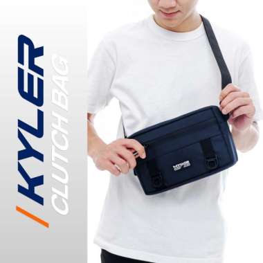 Mr Mads - Kyler Clutch Bag - Tas Selempang Handbag Pria Sling Bag Pouch Pria Wanita (Unisex) - Waterproof