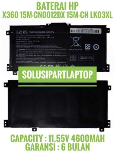 Battery HP Envy x360-15 Envy 17 - GENUINE HP LK03XL 4600mAh