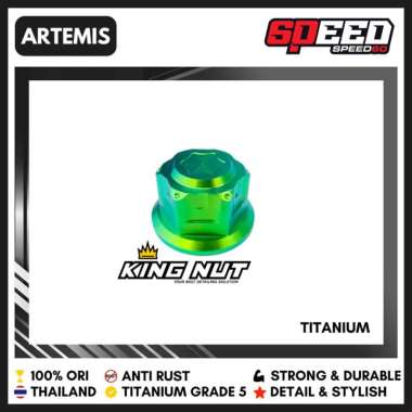 Mur Roda Belakang Yamaha Nmax XMAX Aerox Lexi Mur Yamaha Titanium Grade 5 Thailand King Nut Artemis