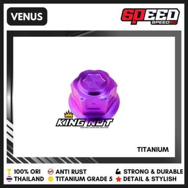 Mur Roda Belakang Yamaha Nmax XMAX Aerox Lexi Mur Yamaha Titanium Grade 5 Thailand King Nut Venus