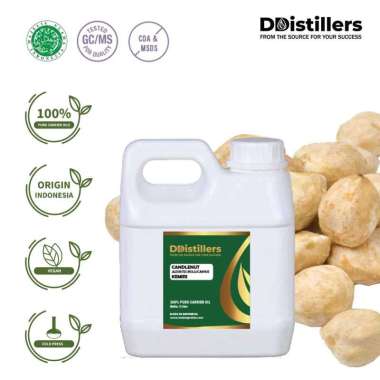 Candlenut / Kemiri Carrier Oil Pure 100% Vol 500ML-1L 1 L