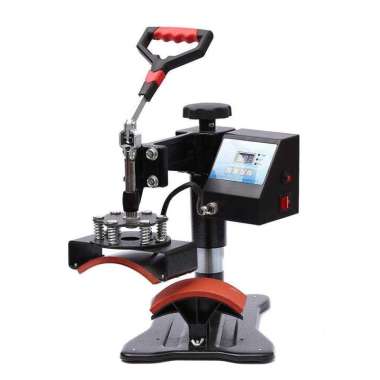 SHUOHAO Mesin Heat Press Topi Sublimation Printing 350W SH15 Plastik Sablon Alat Baju Jasa Grez Ceta