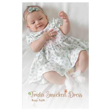 HarlowKids Frida Smocked Dress Anak Perempuan XL Rosy Faith