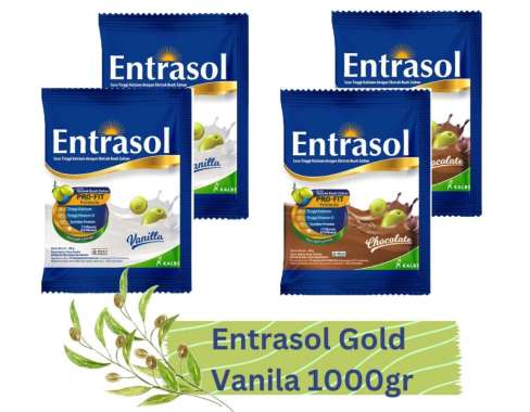 Susu Bubuk Entrasol Sachet Renceng Coklat Vanila ( isi 10 sachet) susu nutrisi tulang Entrasol Sache