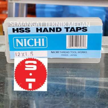 MATA HSS HAND THREAD TAP M12 x 1,5 1.5 M 12 x 1,5 SET 3PCS NICHI