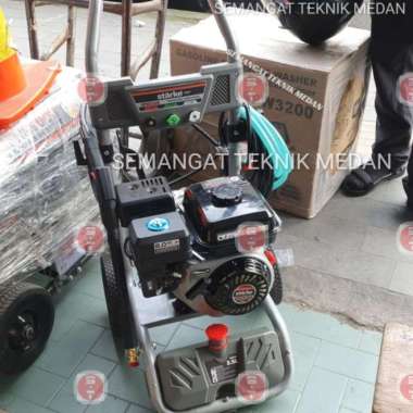 SPW3200 MESIN STEAM CUCI MOBIL MOTOR JET CLEANER ENGINE BENSIN STARKE