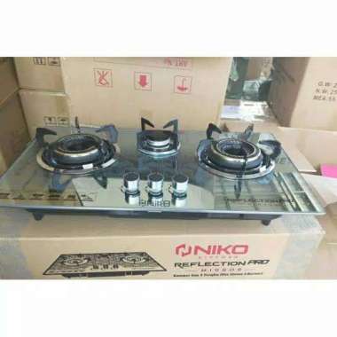 kompor tanam Niko PRO Mirror 3 tungku
