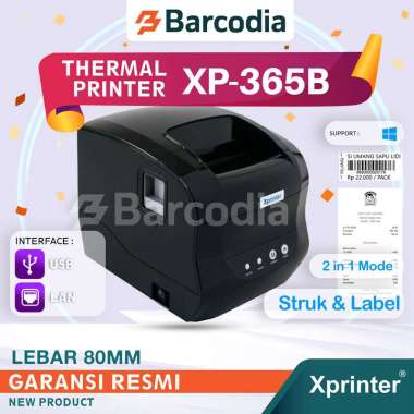 PRINTER BARCODE THERMAL / LABEL PRINTER XPRINTER XP-365B - USB + LAN