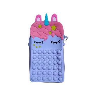 SPV Tas Selempang Pop It Unicorn / Tas Selempang Pop It Jelly Anak PURPLE
