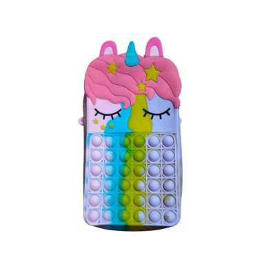 SPV Tas Selempang Pop It Unicorn / Tas Selempang Pop It Jelly Anak MIX
