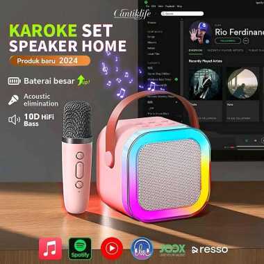 SPEAKER BLUETOOTH KARAOKE ZBOX K12 RGB LED LIGHT