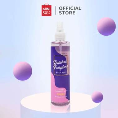 Parfum MINISO Body Mist 150ml Rainbow (Ungu)